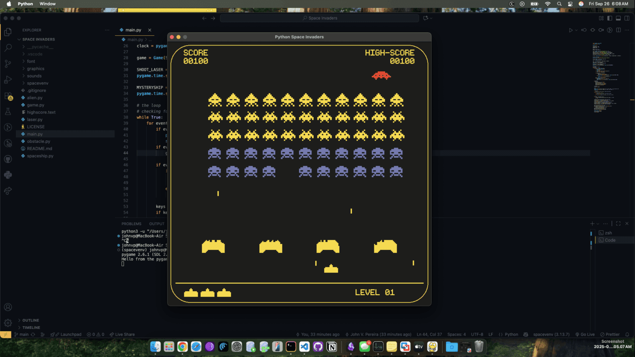 Space Invader screenshot